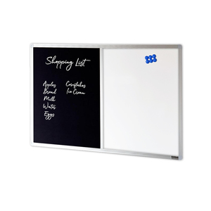 Products: COMBIBOARD Whiteboard + Chalkboard Aluminium Frame