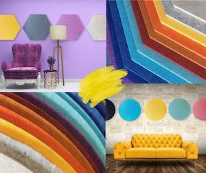 Products: POLYESTER PINBOARD Sheets 14 Colours 1200 X 2400