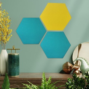 Products: HEXAGON PINBOARD Fabric Individual Colours