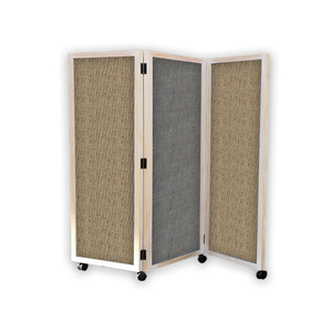 MOBILE DISPLAY SCREEN-CONCERTINA 3 Sections Hessian