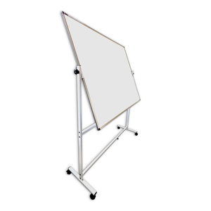 ACRYLIC LACQUER WHITEBOARD + PIVOTING MOBILE STAND Double Sided