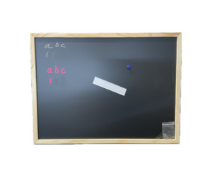 MAGNETIC CHALKBOARD Wood Frame