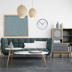 PINBOARD Wood Frame Premium Fabric