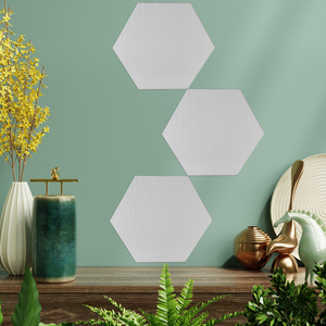 HEXAGON PINBOARD Pack of 3 (same colour) Premium Fabric