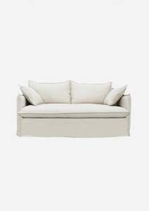 Sofas Daybeds: Wallace Slip Cover Sofa | Salt & Pepper