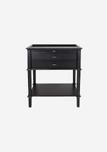 Penrose Bedside Table | Black