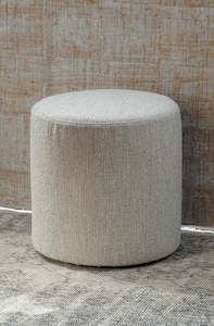 Ottomans Stools: Victoria Ottoman | Boucle Greige