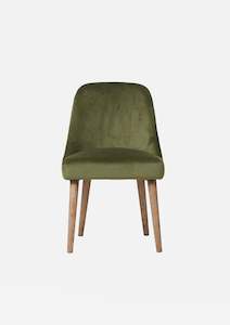 Dining Chairs: Wilthem Green Dining Chair