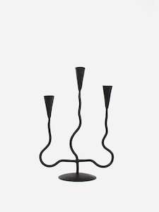 Candle Holders Hurricanes: Wavy Candle Holder