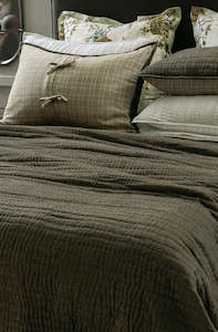 Quilts Bedspreads: Misaka Bedspread | Bronze