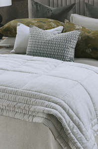 Comforters Coverlets: Tobiishi Grey Comforter