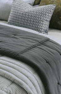 Comforters Coverlets: Mateo Graphite Comforter