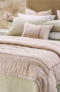 Comforters Coverlets: Luchesi Pink Clay Comforter