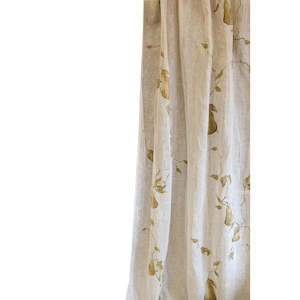 Curtains: Linen Branche de Poire Curtain