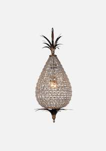Chandeliers: Large Pineapple Crystal Chandelier