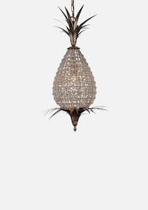 Chandeliers: Small Crystal Pineapple Chandelier