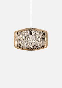 Rattan Hanging Pendant Wide