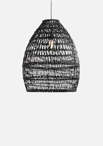Large Firth Lampshade Blackwash