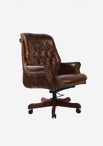Office Chairs: Benjamin Desk Chair | Brown