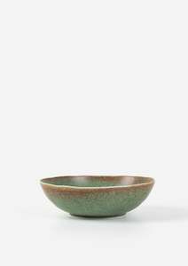 Japanese Naibu Collection: Green Fade Medium Open Oval Bowl