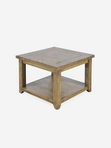 Side Tables: Bosque Rustic Light Lamp Table