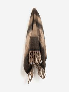 Canopy Plaid Tassel Throw