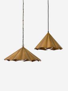 Hanging Lights: Scalloped Pendant