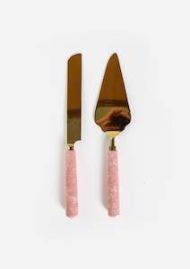 Rose Cake Server Set