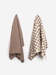 Tea Towels Aprons Wash Cloths: Eco Kitchen Towel Duo