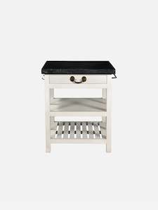 Lars Grey Kitchen Island | Small