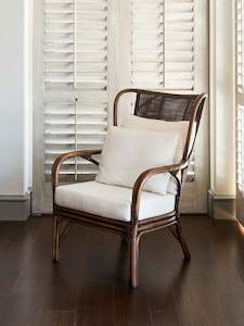 Lounge Chairs: Parker Rattan Occasional Chair