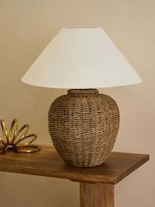 Table Lamps: Amaya Weave Table Lamp