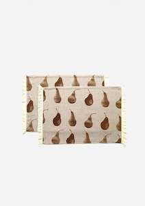 Pear Placemat Set