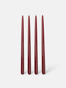 Glossy Tapered Candle Set