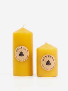 Candles: Beeswax Slim Pillar Candle
