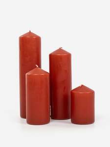 Candles: Slim Terracotta Pillar Candle
