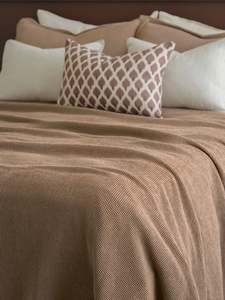 Quilts Bedspreads: Sottobosco Pink Clay Bedspread
