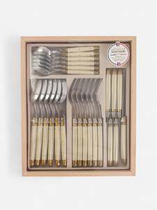 Laguiole Ivory & Brass Cutlery Set