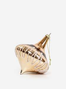 Christmas: Aged Gold Hanging Onion