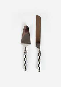 Gifts Under 150: Checker Cake Server Set