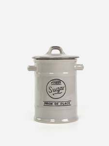 Jars Canisters: PP Grey Sugar Jar