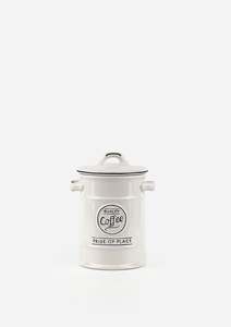 Jars Canisters: PP White Coffee Jar