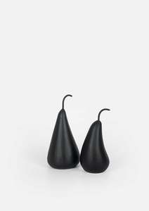 Decorative Objects: Black Decorative Pear
