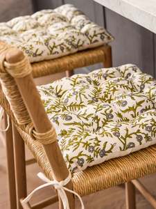 Lillie Handblocked Chair Squab