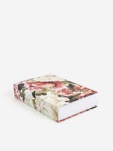 Desk Top: Flowers Pink & White Jotter Pad