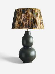 Table Lamps: Curvo Liquorice Lamp