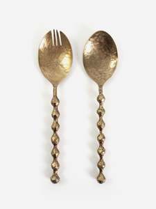 Flatware Serving Utensils: Bobble Forged Salad Servers