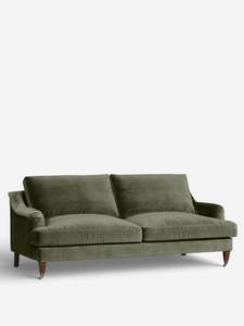 Thornfield Olive Velvet Sofa