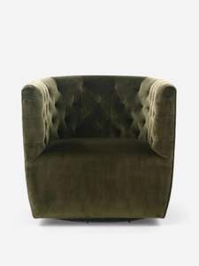 Ellis Olive Swivel Chair