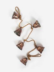 Decorative Objects: Bronze Bell Garland